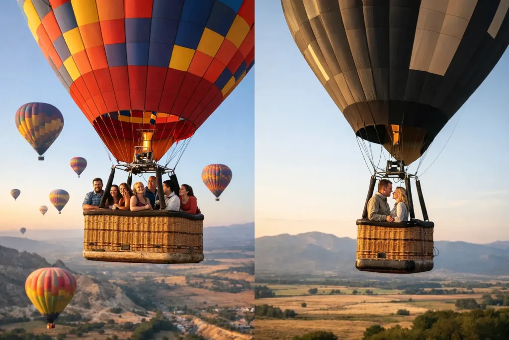 Shared Versus Private Balloon Flights: Which Fits?