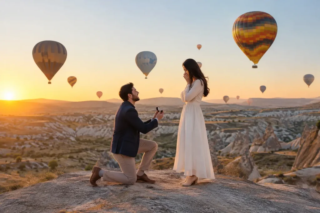 A Balloon Proposal Example for Cappadocia