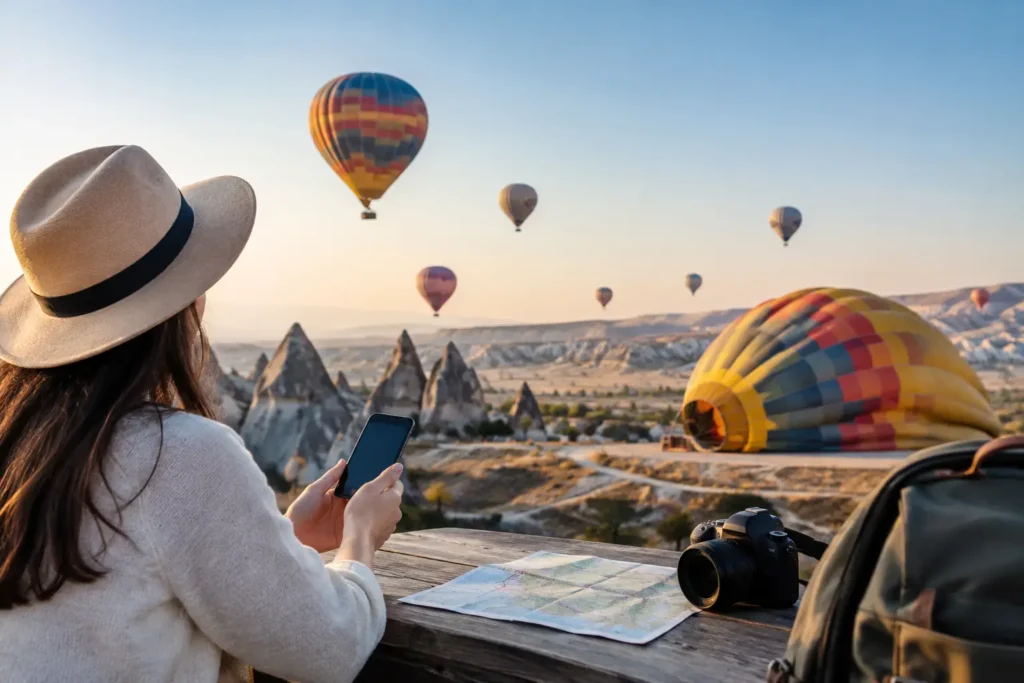 Balloon Cancellation Itinerary Example for Cappadocia